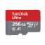 Sandisk 256GB microSDHC Ultra Class 10 UHS-I A1 Android + adapterrel