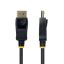 Startech DisplayPort to HDMI 4K 60Hz Adapter Cable with Gripping Connectors 4,5m Black