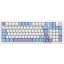 The G-Lab Keyz Elite 400 WB Keyboard White/Blue US