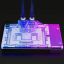 VGA hűtő Vízhűtő blokk Alphacool Eisblock Aurora GPX-N RTX 4090 FE +Backplate - Acryl