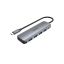 Unitek uHUB P5+ 4 Ports Powered USB-C Hub Space Grey