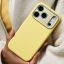 Decoded AntiMicrobial Silicone Backcover for iPhone 17 Pro Max Yuma Yellow