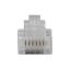 ACT RJ12 (6P/6C) modulaire connector for flat cable