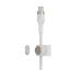 Belkin BOOST CHARGE PRO Flex USB-C to USB-C 2.0, Braided Silicone Cable - 3M - White