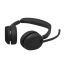 Jabra Evolve3 65 UC Stereo Link 390c Wireless Bluetooth Headset + Stand Black