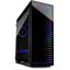 Inter-Tech X-908 Infini2 RGB Tempered Glass Black