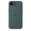 Apple iPhone 16e Silicone Case Lake Green