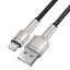 Baseus Cafule Series Metal USB - Lightning Cable 2.4A 25cm Black