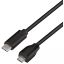 Logilink USB 2.0 cable USB-C male to micro-USB male 1m Black