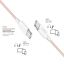 Logilink Logilink USB 2.0 Type-C C/M to C/M 60W cable 0,5m Pink