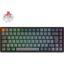 Keychron K2 Max Bluetooth / vezeték nélküli magyar Super Red mechanikus billentyűzet fekete