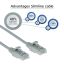 ACT CAT6A U-UTP Patch Cable 10m Grey