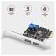 AXAGON PCEU-232RS PCIe Controller 2x ext. + 2x int. USB 5Gbps