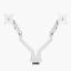 Arozzi Alzare Neo Duo Gas Spring Monitor Arm White