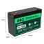 Green Cell AGM Battery 6V 12Ah - Batterie - 12.000 mAh Zárt savas ólom (VRLA)