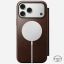 Nomad Modern Leather Folio (Horween) for iPhone 17 Pro Max Rustic Brown