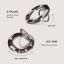Burga Magnetic Ring Holder Silver Celestial