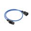 ACT Powercord C19 IEC Lock - C20 3m Blue