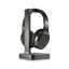 Hama TV Headphones, Wireless Bluetooth Headset + Stand Black