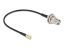 DeLock Antenna Cable TNC jack to SMB plug RG-174 20cm Black
