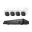 Reolink NVS8-5MD4 5MP IP kamera szett, 4 turret kamerával beépített 2TB HDD-vel