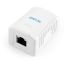Gembird CAT5E FTP single port surface mount box White