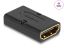 DeLock HDMI Adapter female to female 8K 60Hz metal Black