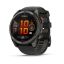 Garmin fenix 8 Pro 51mm AMOLED Sapphire Carbon Grey DLC Titanium with Black/Grey Silicone Strap (ED XD)