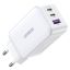 UGREEN Nexode USB-A+2*USB-C 65W GaN Tech Fast Charger White