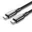 Vention Cotton Braided USB 2.0 C Male to C Male 5A Zinc Alloy Type cable 2m Black