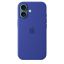 Apple iPhone 16 Silicone Case with MagSafe Ultramarine (Seasonal)