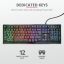 Trust GXT 860 Thura Semi-mechanical Keyboard Black UK