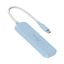 j5create Eco-Friendly USB-C to 4-Port Type-A Gen 2 Hub Cyan
