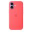 Apple iPhone 17 Silicone Case with MagSafe Bright Guava