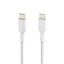 Belkin BoostCharge Braided USB-C to USB-C Cable 1m White (2-Pack)