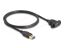 DeLock SuperSpeed USB-A 3.2 cable 1m Black