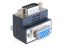 DeLock Adapter VGA male / female 90° angled