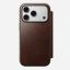 Nomad Modern Leather Folio (Horween) for iPhone 18 Pro/17 Pro Rustic Brown