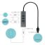 I-TEC 4-port USB3.0 Hub Grey