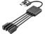 Sandberg USB-C/A to 2A+2C Splitter Black