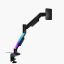 Arozzi Alzare RGB Single Gas Spring Monitor Arm Black