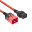 ACT Powercord C19 IEC Lock - C20 IEC Lock Dual Locking 1m Red