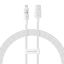 Baseus Gem USB to IP lightning 2.4A fast charging cable 1m White