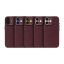 Decoded Leather Backcover for iPhone 17 Dark Ruby