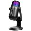 Logilink Microphone Cardioid NRC 192kHz@24bit RGB Light Streaming Podcast Studio Black