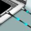 Logilink USB 2.0 LED Type-C C/M - C/M 100W cable 0,5m Black