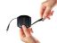 Conceptronic  Retractable USB 2.0 USB-C Male to USB-C Male cable 1m Black