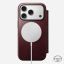 Nomad Modern Leather Folio (Horween) for iPhone 17 Pro Burgundy