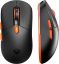 Meetion GW38 fekete RGB Bluetooth egér töltővel
