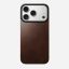 Nomad Magnetic Magsafe Leather Back (Horween) for iPhone 17 Pro Rustic Brown